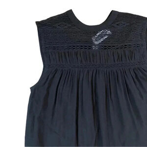 NWT Black Boho Top